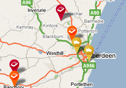 Aberdeen Hotel Map